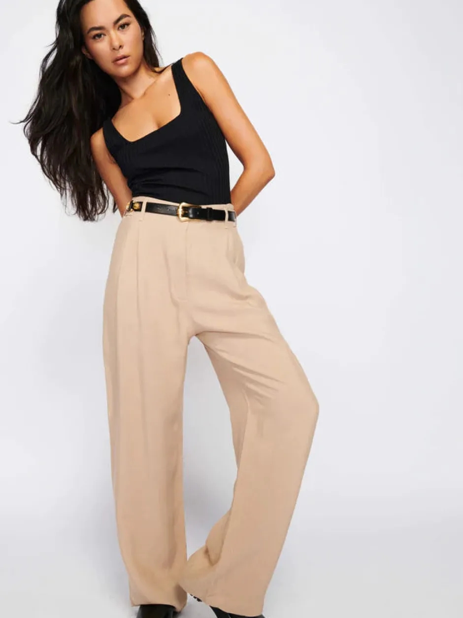 Discount - Del Full Leg Trouser - Paper Bag Pants