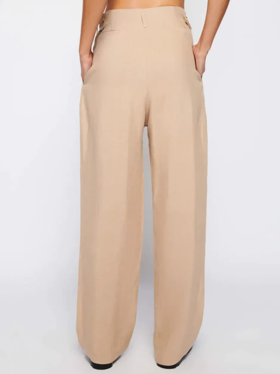 Discount - Del Full Leg Trouser - Paper Bag Pants