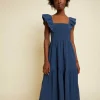 Outlet - Gwen Dress - French Navy Dresses | Midi