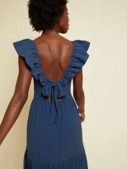 Outlet - Gwen Dress - French Navy Dresses | Midi