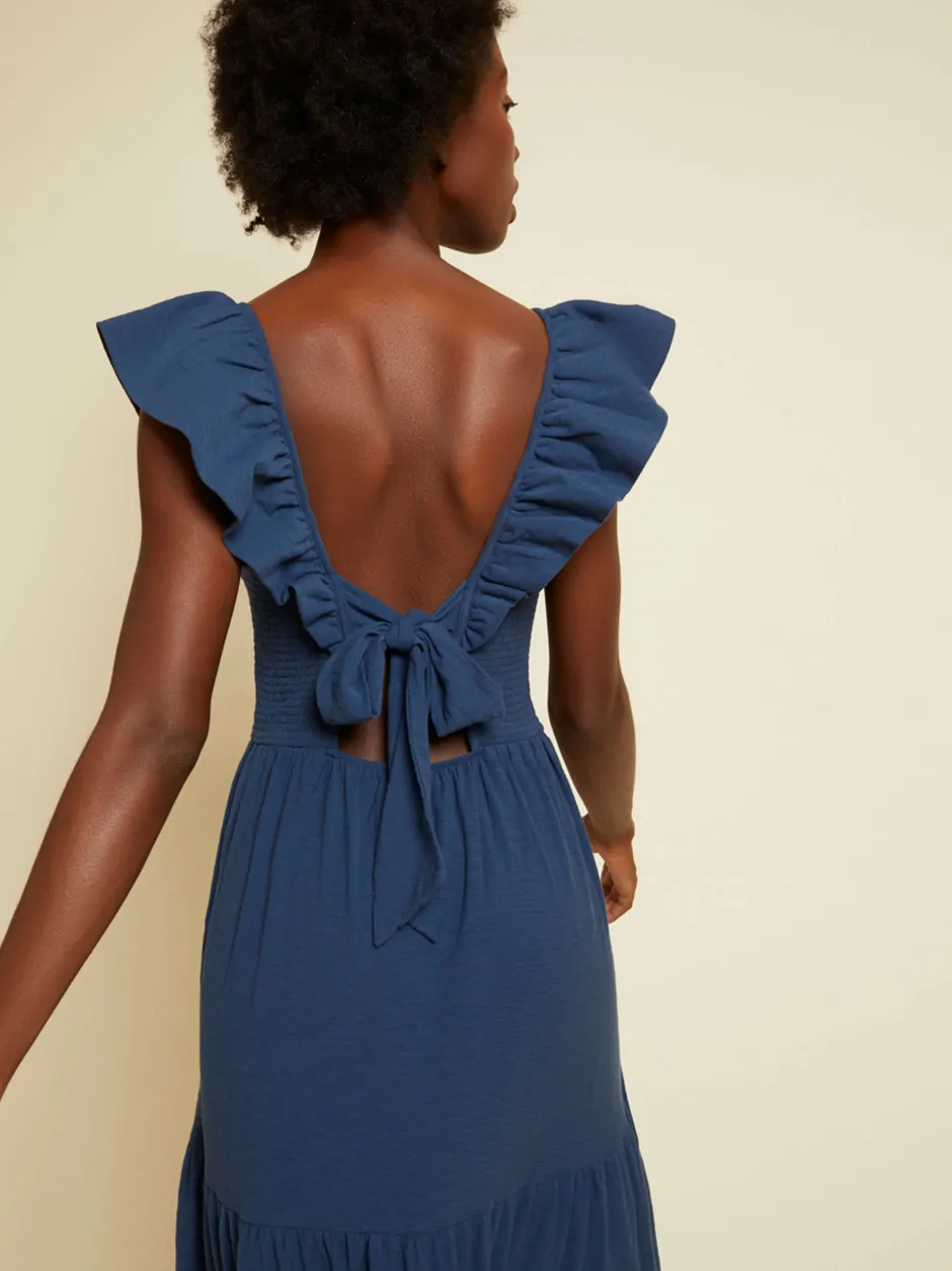 Outlet - Gwen Dress - French Navy Dresses | Midi