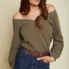 Discount - Ianna Off The Shoulder Top In Multiple Colors Sweaters & Knits