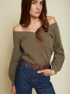 Discount - Ianna Off The Shoulder Top In Multiple Colors Sweaters & Knits