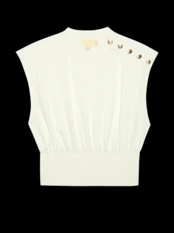 Outlet - Marni Top - Porcelain Crop Tops