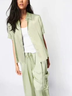 Clearance - Odin Blouse - Olive Oil Blouses