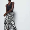 Online - Suri Sarong - Black Botanical Floral Coverups | Long Skirts