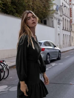 Discount - Talli Dress - Jet Black Dresses | Mini Dresses