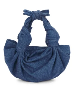 Online - Knot Bag - Denim Handbags
