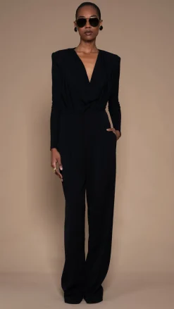 Online - Candice Blouse - Black Crop Tops | Blouses