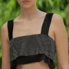 Hot - Capri Crop - Black Crop Tops