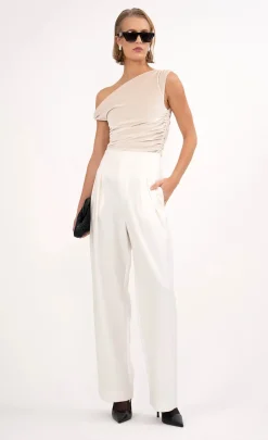 Fashion - Emersyn Trouser - White Pants