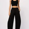Hot - Eve Crop - Black Crop Tops