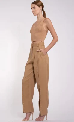 Fashion - Eve Crop - Sand Crop Tops