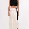Online - Farah Skirt - Champagne Long Skirts