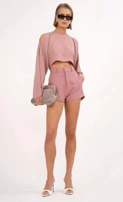 Online - Gia Short - Mauve Shorts