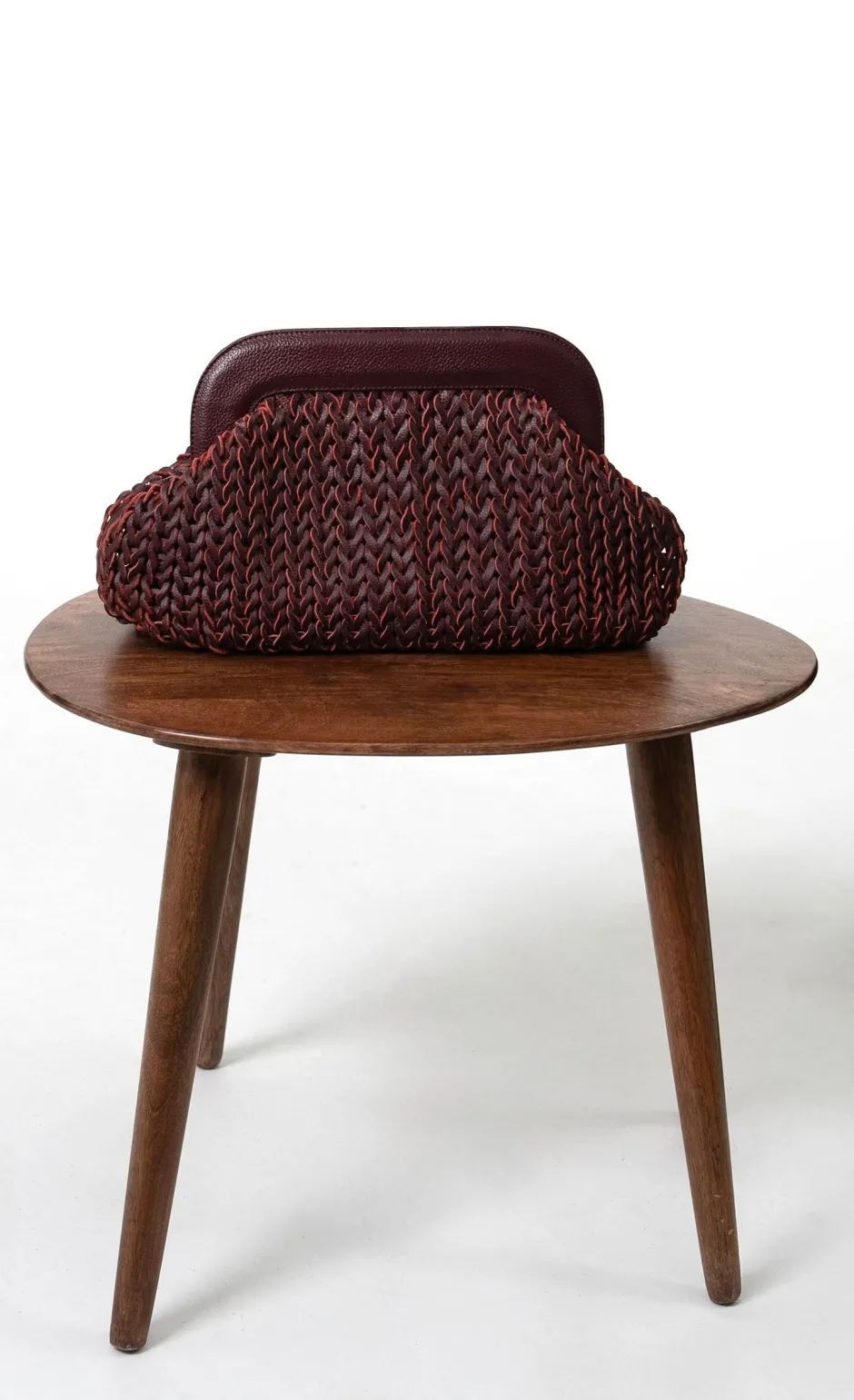 Discount - Haddie Mid Sized Clutch - Chocolate Handbags