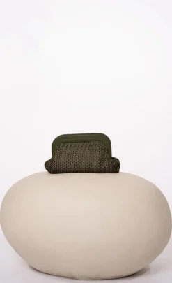 Online - Haddie Mid Size Clutch - Army Handbags