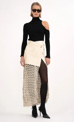 Best - Kallan Skirt - Cream Long Skirts