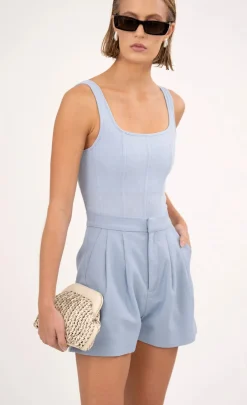 Discount - Kian Bodysuit - Steel Bodysuits