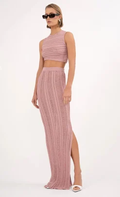 Best - Lilia Skirt - Mauve Long Skirts