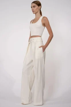 Hot - Lucille Pant - Off White Pants