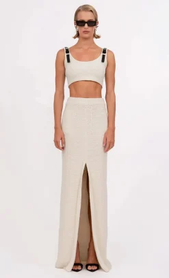 Outlet - Otto Crop Top - Ivory Crop Tops