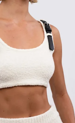 Outlet - Otto Crop Top - Ivory Crop Tops