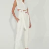 Outlet - Pia Sequin Pants - White Pants
