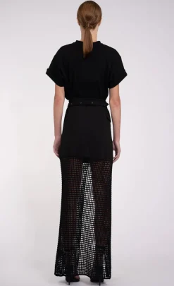 Outlet - Tyra Skirt - Black Long Skirts