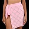 Best - Elani Self Tie Lightweight Sarong - Pink Coverups