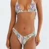 Best - Talia Hand Embroidered Bikini Bottom - Multi Bikini