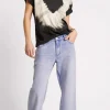 Hot - Cupid Blue Low Riders Waist Wide Leg Jean - Cupid Blue Straight | Denim