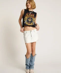 Fashion - Sloane Denim Mini Skirt - Bel Air Blue Skirts | Mini Skirts