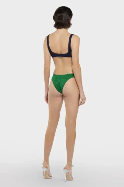 Sale - Lumière Sporty Set - Emerald Green/Night Blue Bikini
