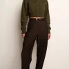 Discount - Antonella Crop Cardigan - Forest Sweaters & Knits