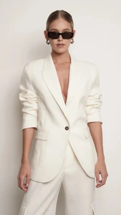 Sale - Aria Blazer - Ivory Blazers