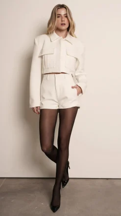 Hot - Camille Short - Ivory Shorts
