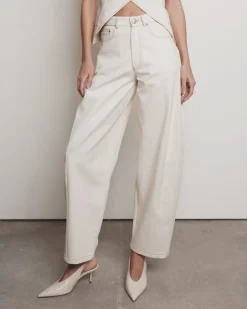 Clearance - Leo Pant - Ivory Pants