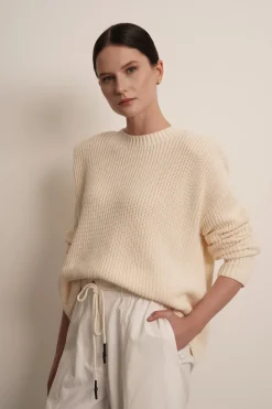 Outlet - Mia Sweater - Ivory Sweaters & Knits