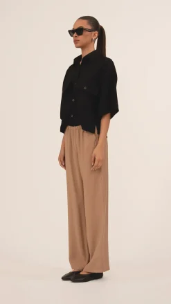 Outlet - The Travel Pant - Camel Pants