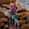 Discount - Aljezur Collar Dress - Green Long Dresses | Dresses
