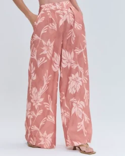 New - Artichoke Wide Leg Pant - Beige Pants