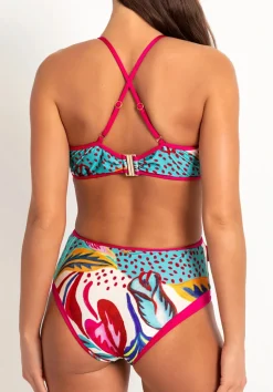 Hot - Flora Cut Out Swimsuit - White One Piece