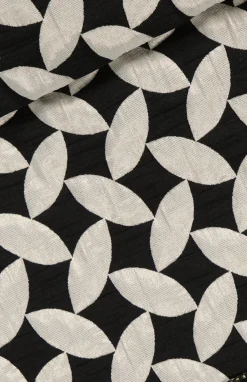 Best - Jacquard High Waist Shorts - Black/white Shorts