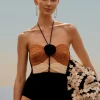 New - Jersey Sands Braided Bodysuit - Black One Piece | Bodysuits