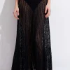 Best - Lace Beach Skirt - Black Coverups | Long Skirts