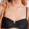 Clearance - Underwire Bra Top - Black Bikini