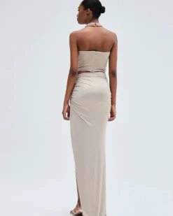 Discount X CAMILA COELHO - Dune Jersey Maxi Skirt Long Skirts