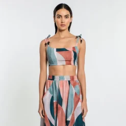 Discount - Esti Top - Riad Gardens Crop Tops