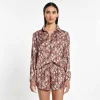 Outlet - Nicole Shirt - Moroccan Desert Coverups
